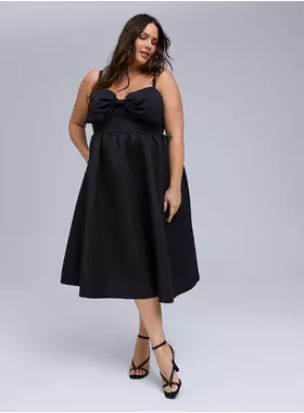 Belle Isle Bow Midi Dress | Torrid (US & Canada)