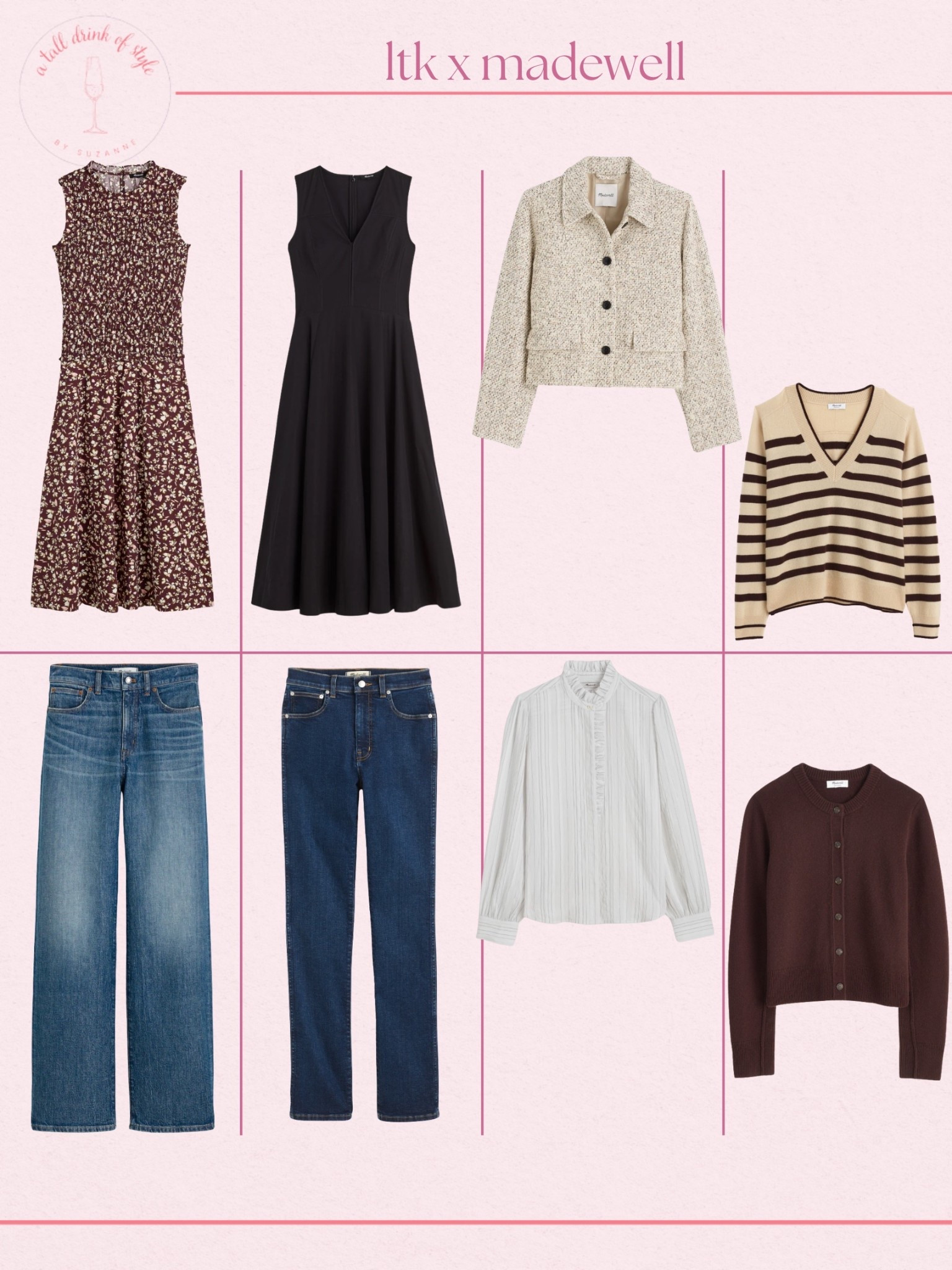 One of my favorite sales of the year is here! 
Ltk x Madewell 
Madewell has so many beautiful wardrobe staples and classics that you can wear for years to come. 

Hi friend! 👋 Thanks for your support! I’m so glad you’re here!
If you're tall, over 40, or just tired of fashion that doesn’t fit your life, you’re in the right place. I share classic, elevated outfit formulas that actually work on tall women (I’m 6’1” for reference!) and help you feel confident getting dressed again.
I am your resource for timeless, elevated fashion for women over 40 (and tall women)
Age: 55
Height: 6’1”
Tops: S/M
Bottoms: 8/10
Dresses: 8/M
Over 50 fashion, tall fashion, workwear, everyday outfits, timeless outfits, Classic Outfits

#LTKxMadewell #LTKSeasonal #LTKSaleAlert