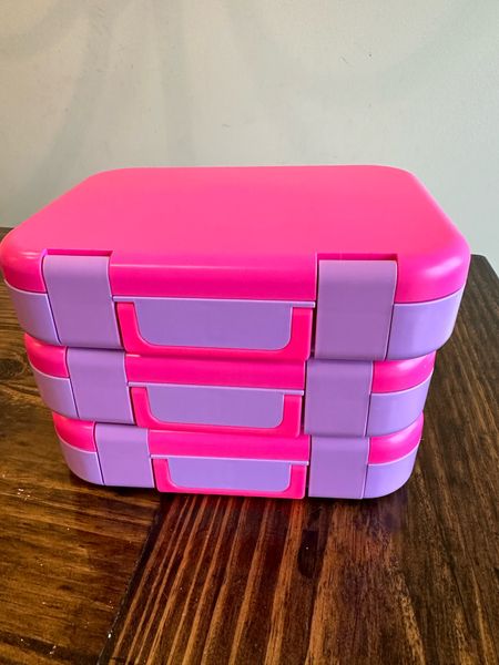 Loving this $5 lunchbox, my girls are OBSESSED! & it comes in blue too! Grab one for your summer travels and adventures before it sells out. 

Kid must have, on the go mom, kid snacks, lunch box for kids, bento style lunchbox 

#LTKtravel #LTKhome #LTKkids