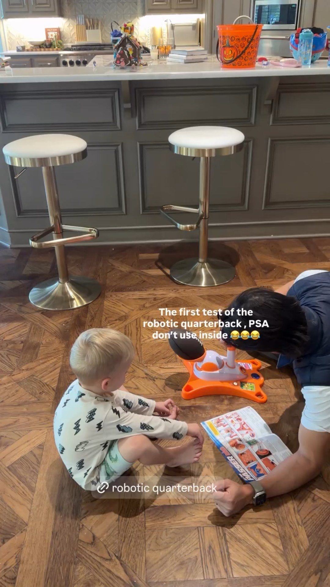 Testing our our “robotic quarterback” PSA do not test inside😂

#LTKFindsUnder50 #LTKGiftGuide #LTKKids