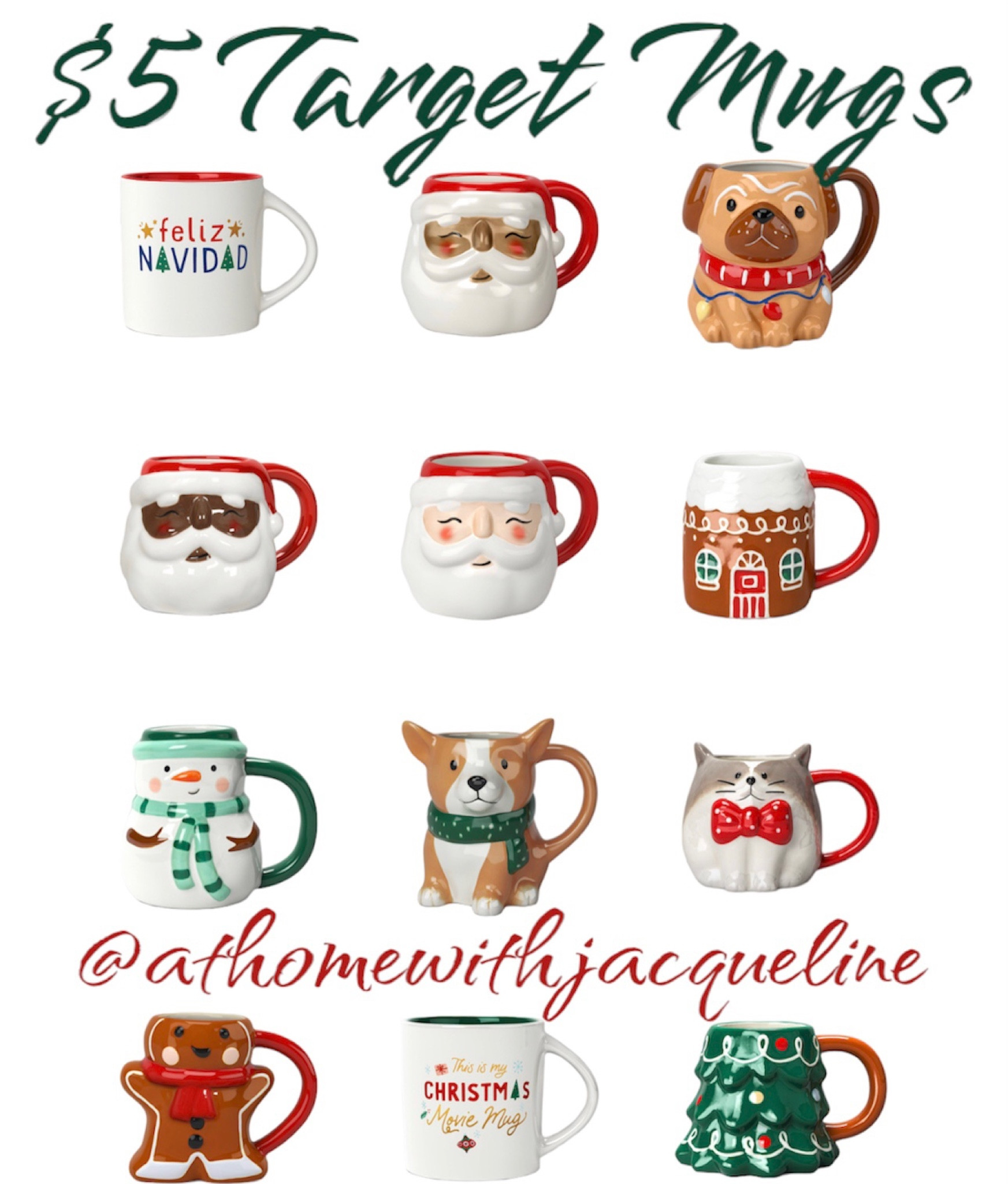Christmas coffee & hot chocolate mugs. Holiday mugs. Mug obsession  

#LTKSeasonal #LTKHolidaySale #LTKHoliday