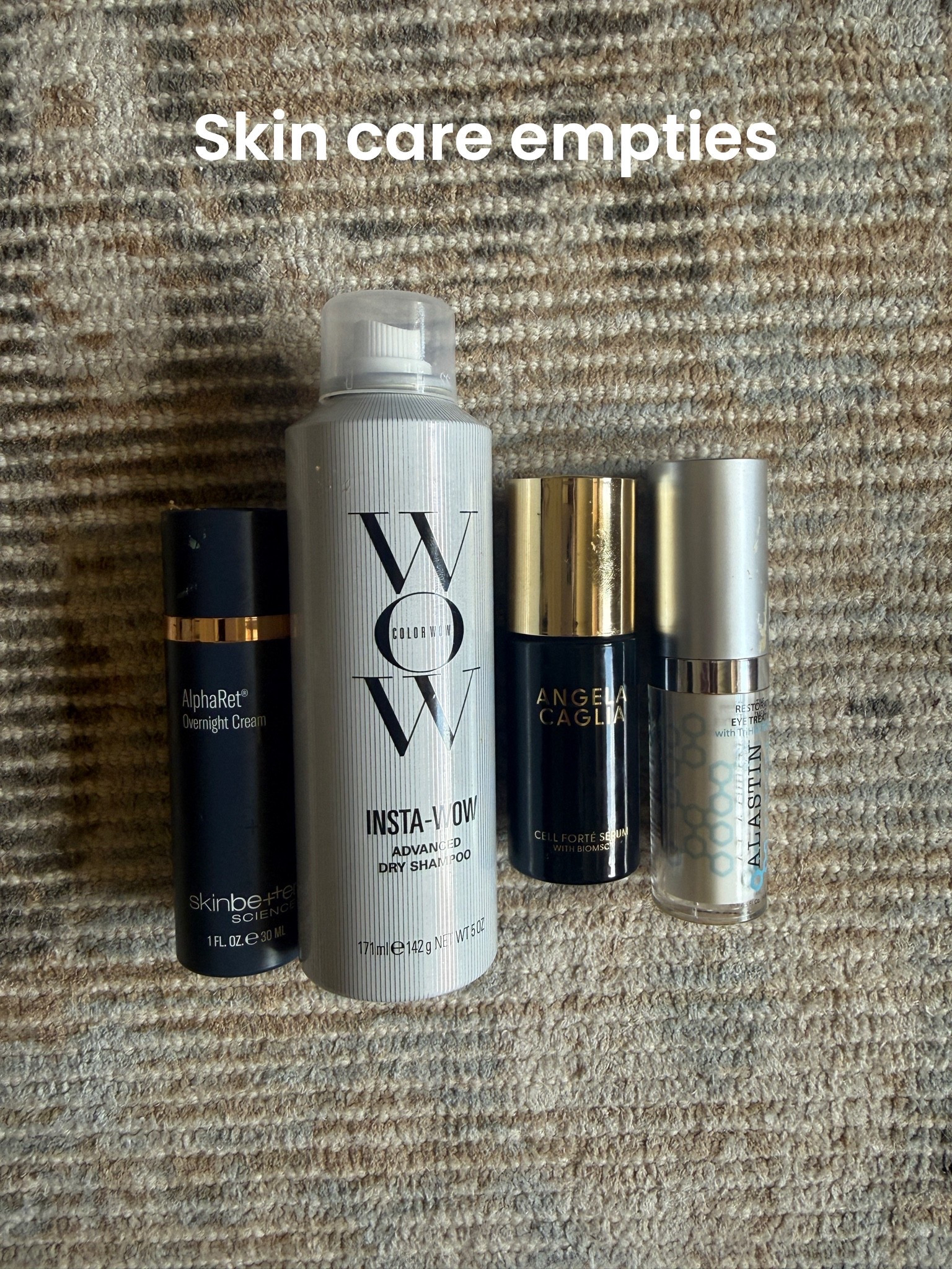 Skin care empties I have used over and over