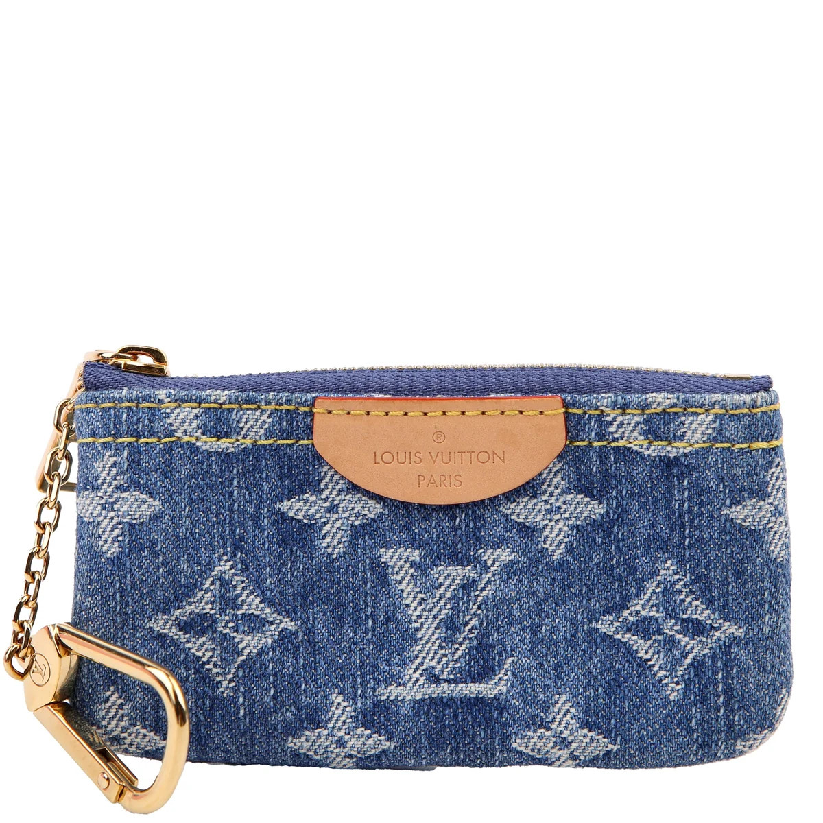 Pochette Cles New Version Denim | Keeks Designer Handbags