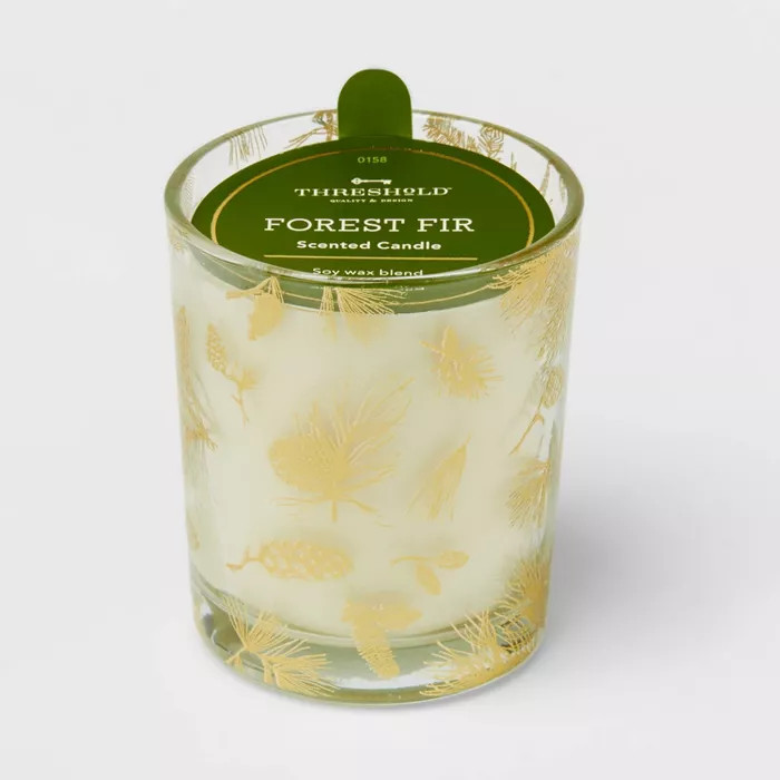 Mini Forest Fir Gold Shrink Wrap Candle - Threshold™ | Target