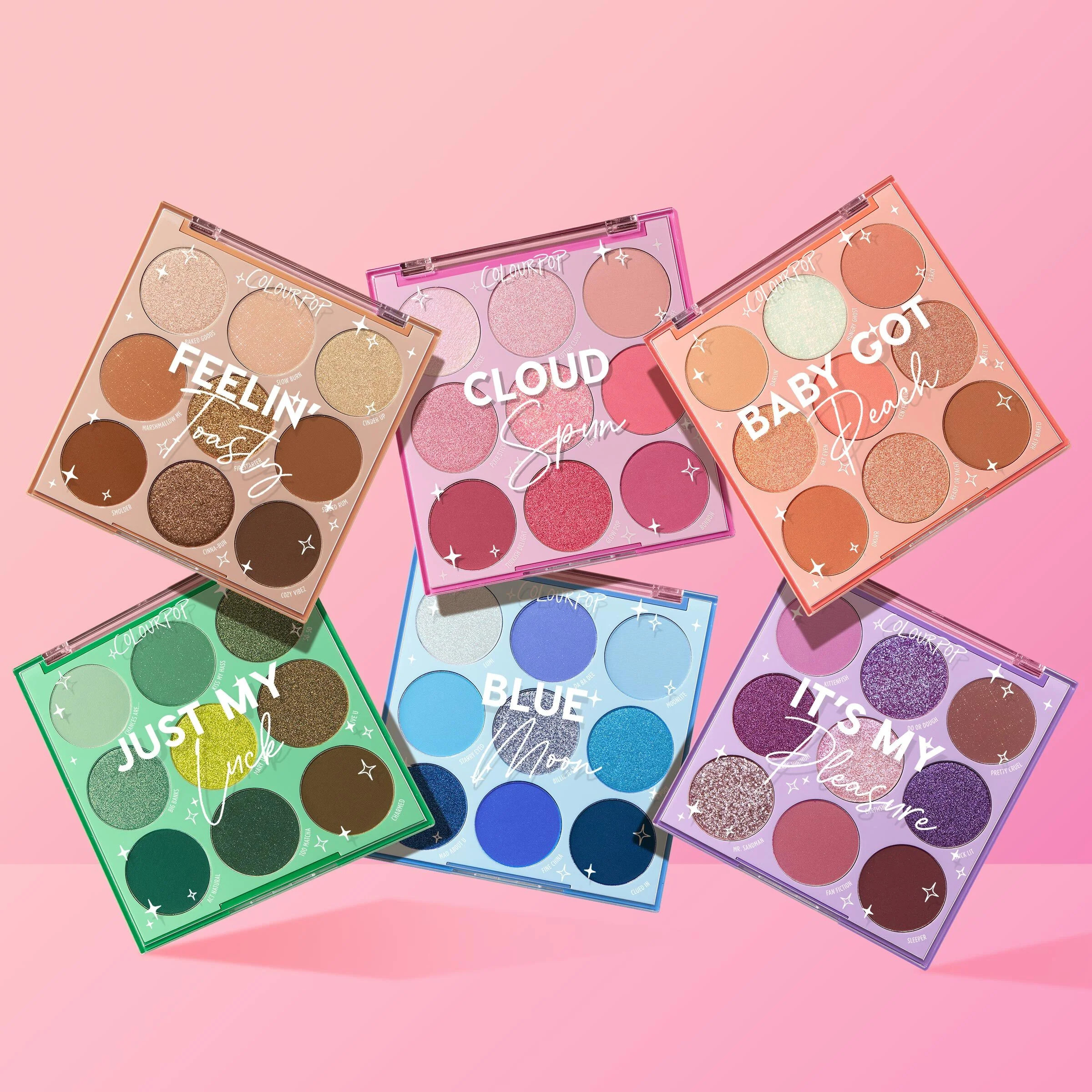 Rainbow Rush Shadow Palette Set Makeup | ColourPop | Colourpop