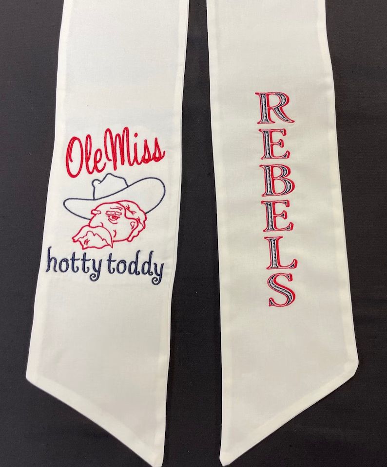 Ole Miss Hotty Toddy Wreath Sash the Grove Tailgating - Etsy | Etsy (US)