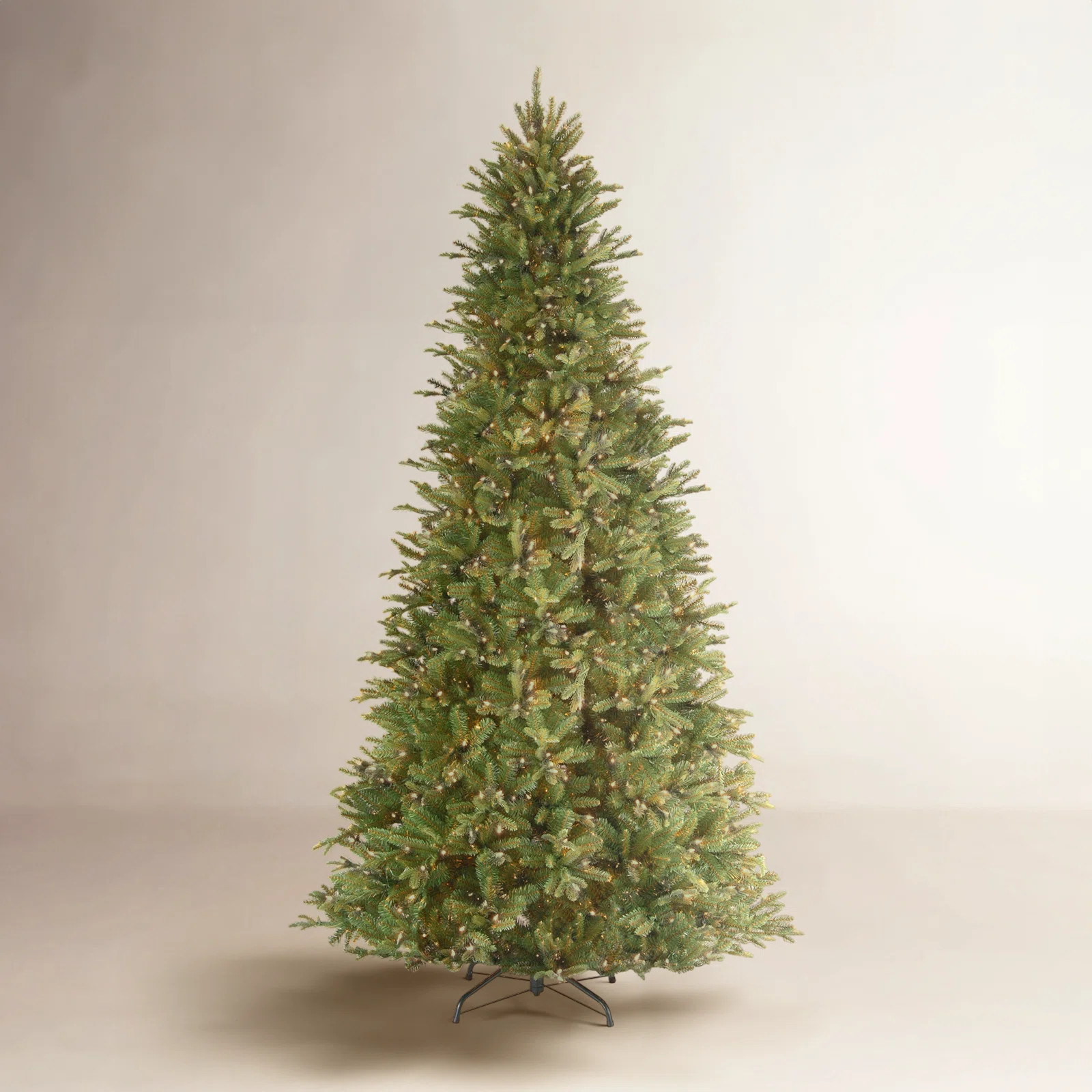 The Holiday Aisle® Tiffany Fir Slim Tree with Clear Lights | Joss & Main