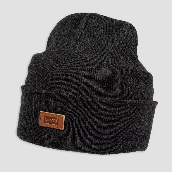 Levi's® Leather Patch Beanie | Target