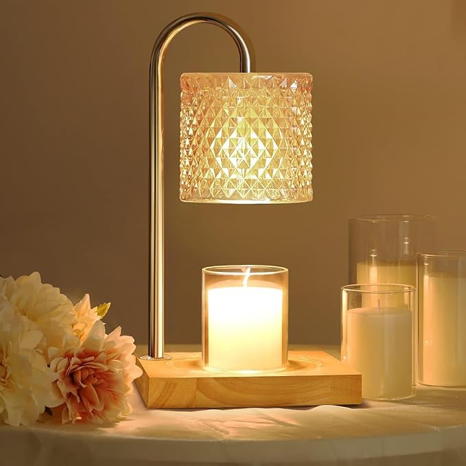 Candle Warmer Lamp with Timer Dimmer, Birthday Gifts for Women Mom, House Warming Gifts, Elegant ... | Amazon (US)