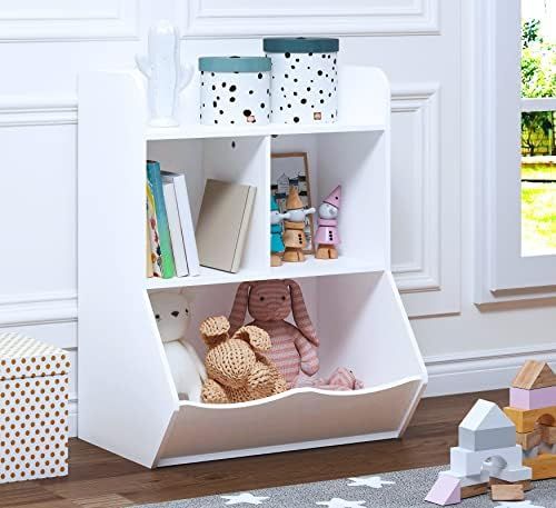 Amazon.com: UTEX Toy Storage Organizer, 40" Kids Toy Storage Cubby with Bins,Toy Boxes and Storag... | Amazon (US)