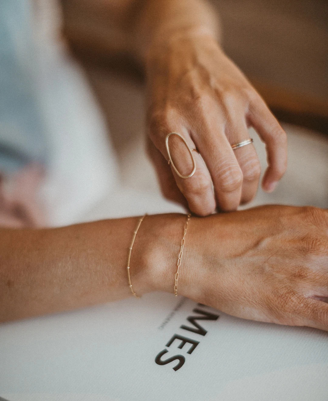 Oval Ring Gold Circle Ring Statement Ring Gold Oval Ring Silver Oval Ring Dainty Jewelry Modern J... | Etsy (US)