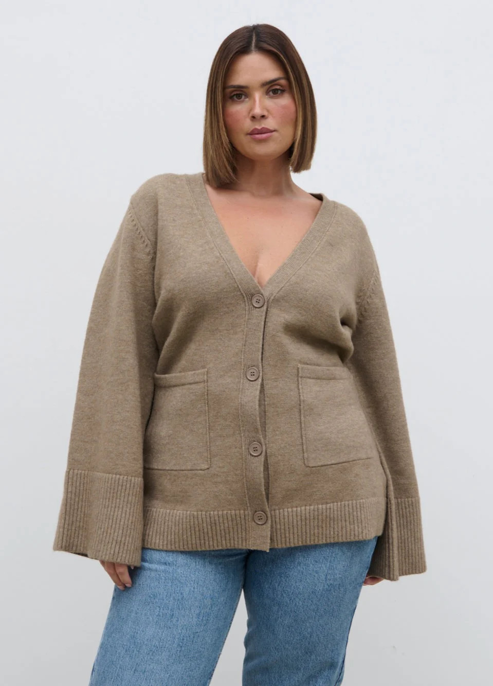 Autumn Knit Cardigan Curve | Pretty Lavish (UK)