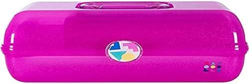 Caboodles On-The-Go Girl Hot Pink Sparkle Jellies Vintage Case, 1 Lb | Amazon (US)