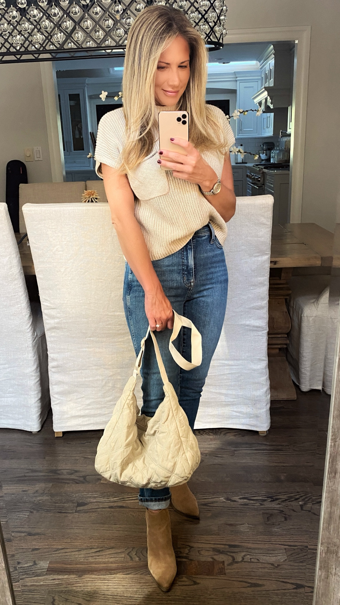 Sweater vest, fall outfit, transition outfit, casual outfit 

#LTKstyletip