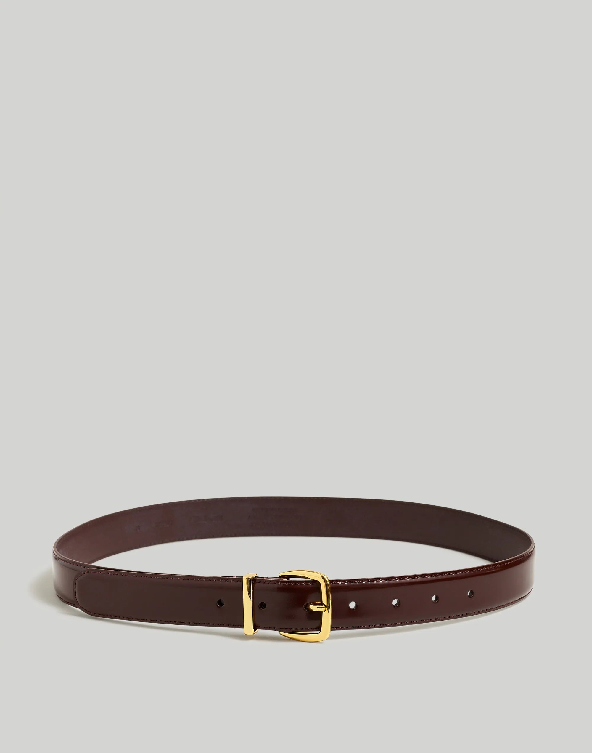 The Essential Box Leather Belt | Madewell