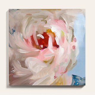 Vitality Stretched Canavs Abstract Flower Painting Art Print | Ballard Designs, Inc.