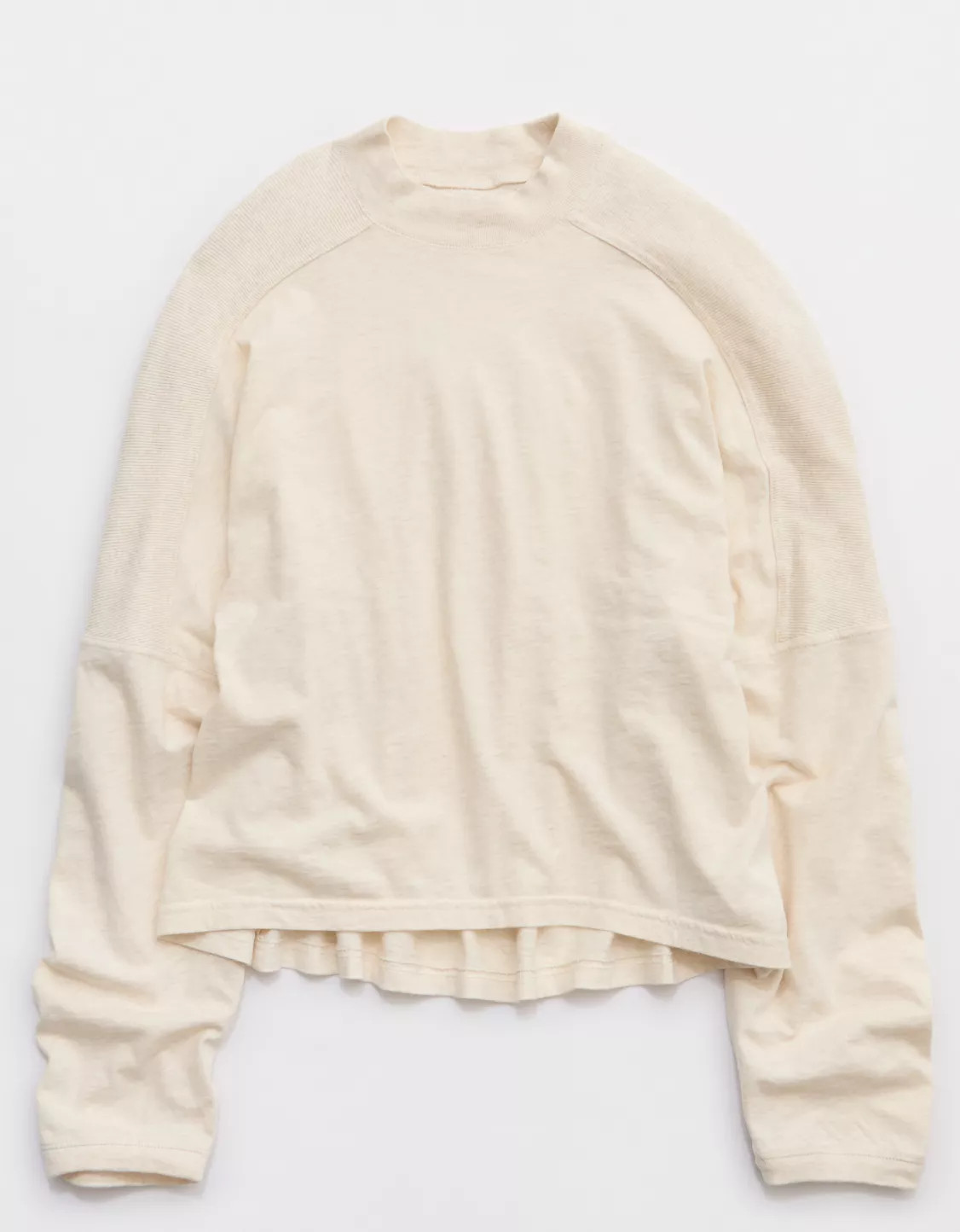 Aerie Cozy Mock-Neck T-Shirt | Aerie