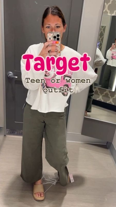 Teen or mom outfit! The pants are so flattering and the top is lightweight so perfect for Spring! 

#LTKsalealert #LTKxTarget #LTKSeasonal