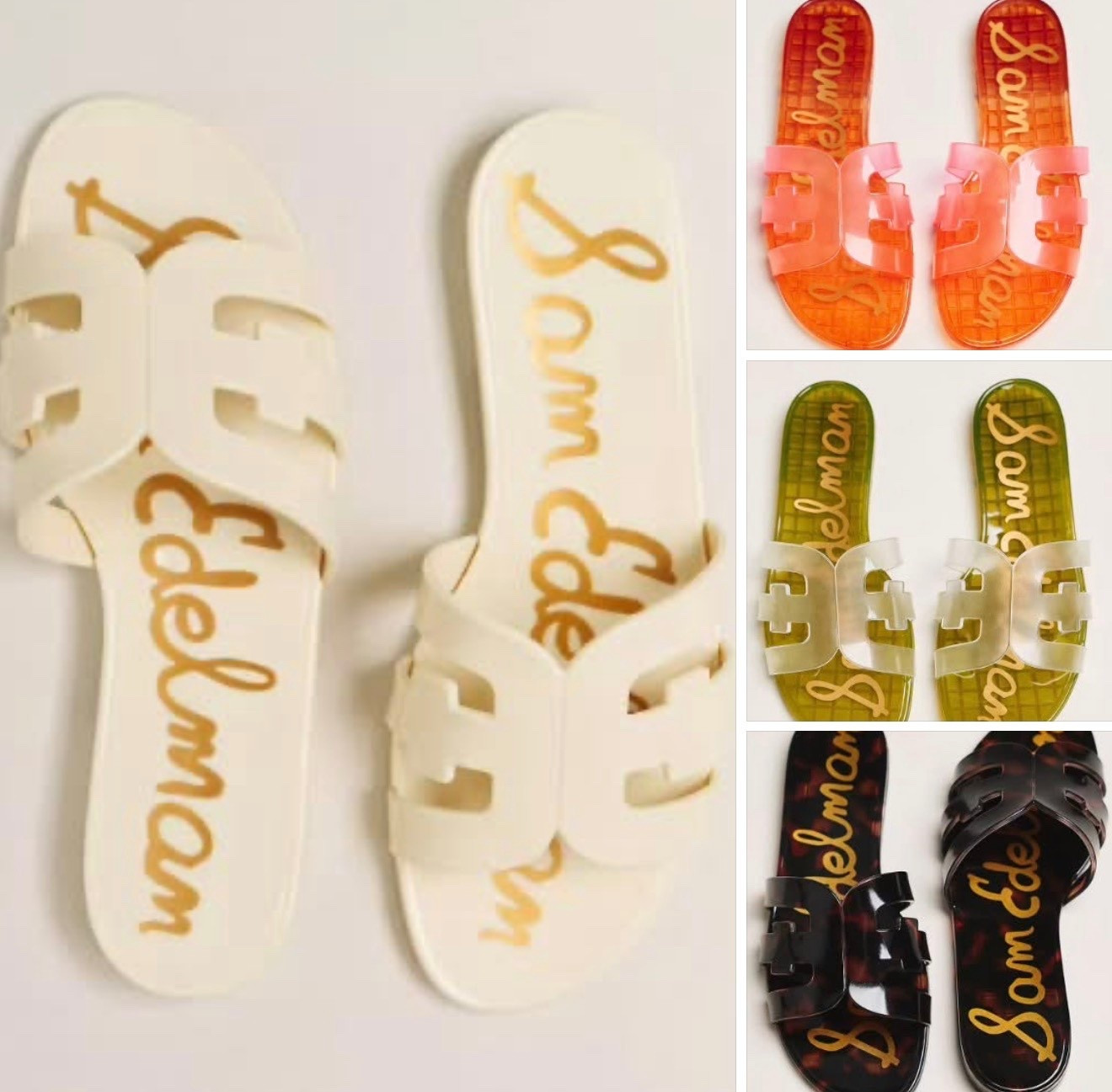 Sam Edelman jelly sandals 