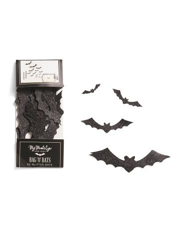 Glitter Wall Bats Decor | TJ Maxx