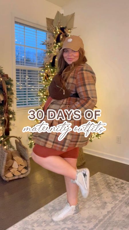 30 days of maternity outfits day 23. 39 weeks pregnant and barely fitting in anything including shoes.


Blazer runs big I’m in a medium. Set is under $40 with my code wearetheglittergospel25 ! I’m in a large and it’s perfect.

#LTKHoliday #LTKcurves #LTKbump