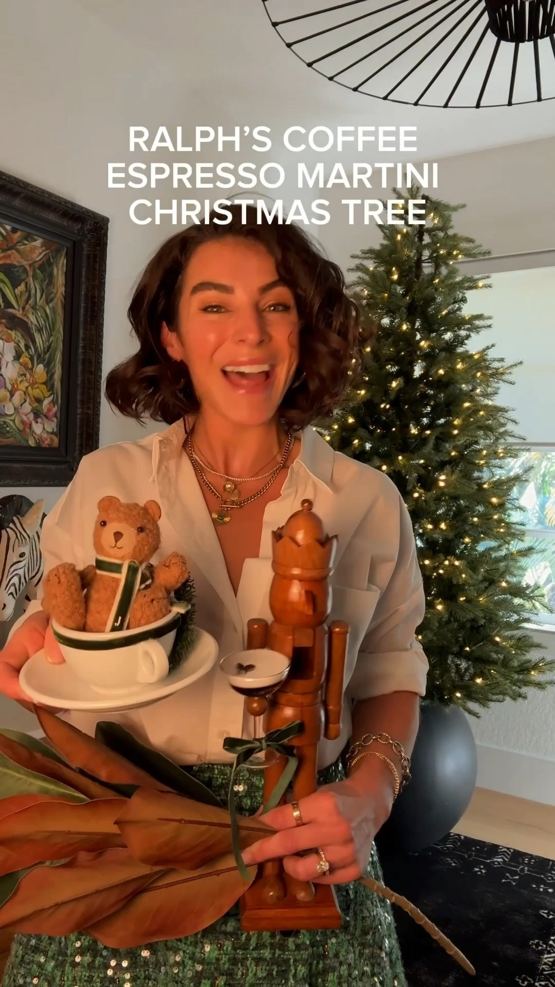 Ralph’s coffee espresso martini Christmas tree!!! 💚🤎🎄✨☕️ Skirt is 30% off with code ANTHRO30 ! I got the Christmas tree a few years ago and while it is gorgeous it is only worth it when it’s on sale. I’ll post when it goes on sale! 

#LTKHome #LTKvlog #LTKHoliday