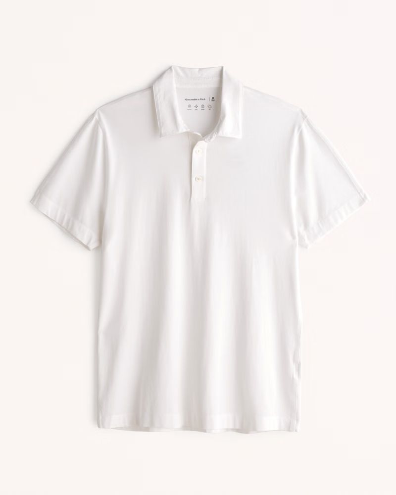 Cotton-Modal Polo | Abercrombie & Fitch (US)