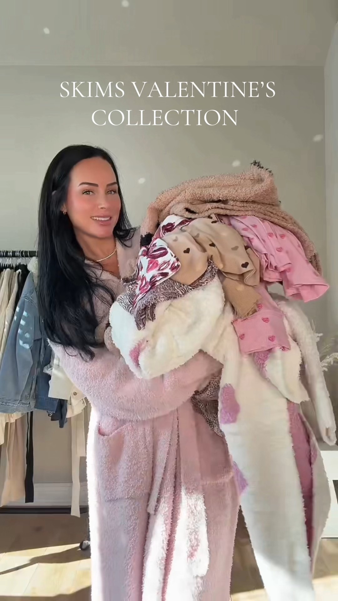 Here’s everything I loved from the Skims Valentine’s Day collection 🩷 I will have these 🔗 on my LTK in the Skims section! 

My sizing 5’7, 145lbs, 32dd
I’m wearing size snallls, size s/m white/pink robe, size xxs/s black/ tan robe 

#LTKU #LTKValentine #LTKgrwm