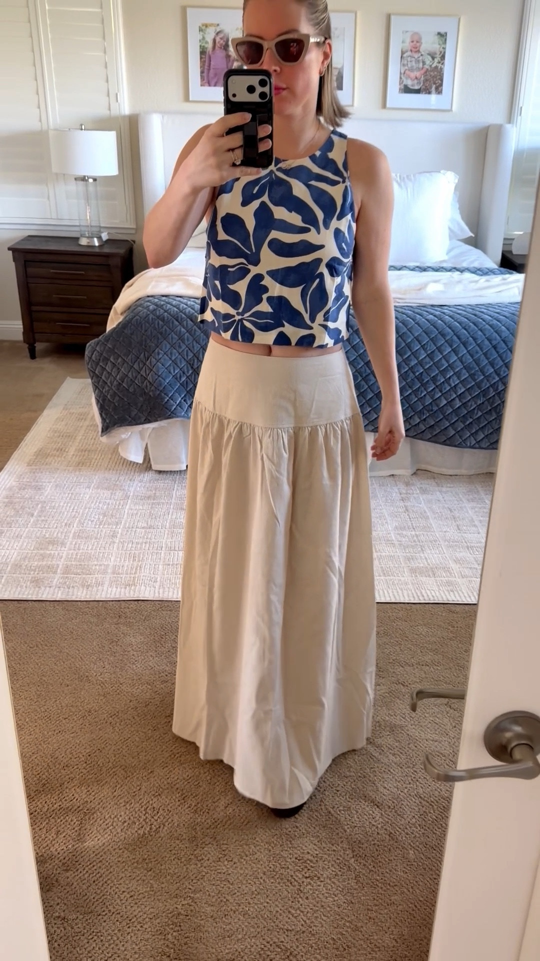 Trying on my outfits for Hawaii. This top is a size small. The skirt is a 6, but it’s a little big in waist. And long. I’m in heels, and it’s touching the ground. 

tropical getaway, spring break, resort wear, vacationn


#LTKOver40 #LTKTravel #LTKTall