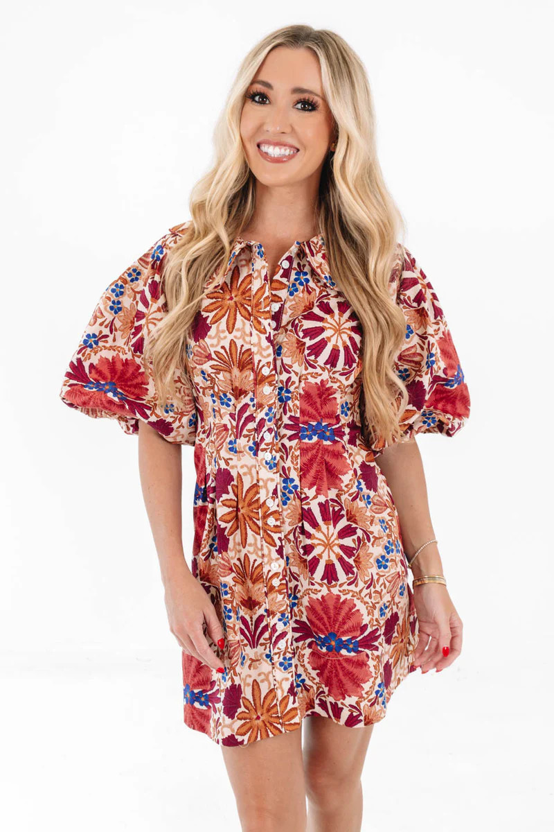 Slow It Down Dress - Rust | The Impeccable Pig