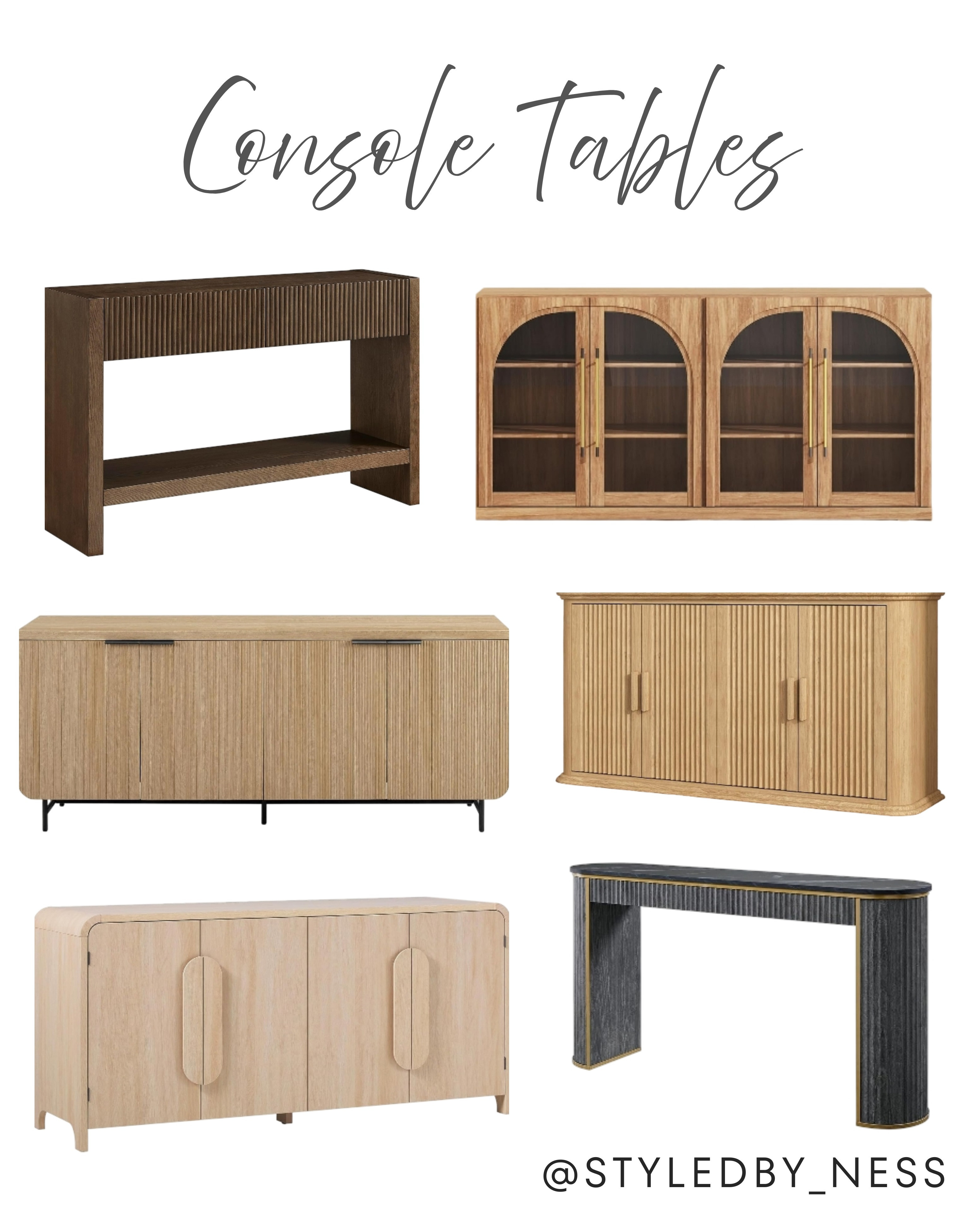 Transform your entryway or living space with these top-rated console tables. Combining sleek design with functional storage, these versatile pieces are the perfect foundation for any home decor style. Click the link in bio to shop these furniture finds! #HomeDecor #ConsoleTable #InteriorDesign 

 #LTKdayinmylife #LTKHome #LTKSaleAlert