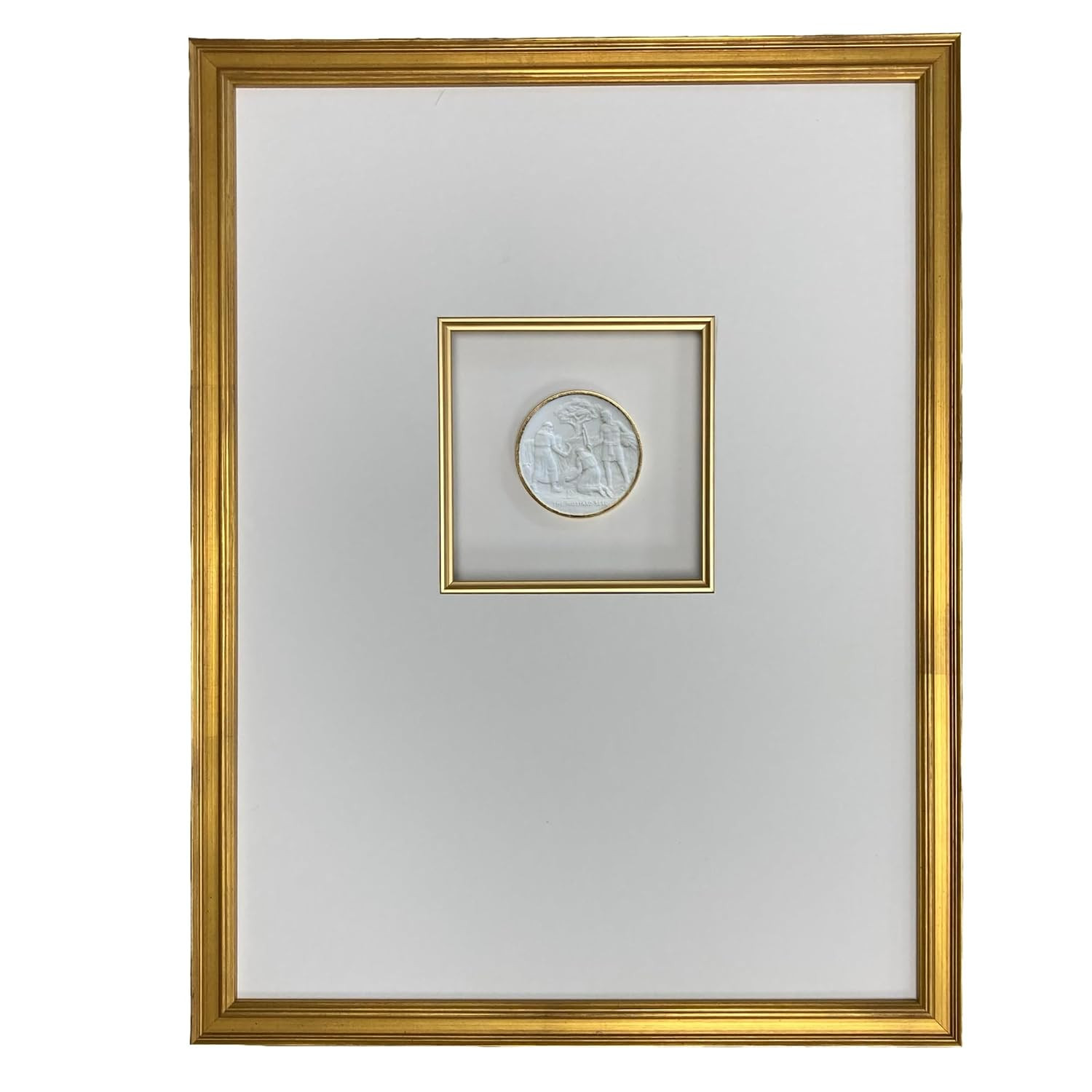 Framed Religious Intaglios in 12x16 Gold Frame (The Mustard Seed) | Amazon (US)