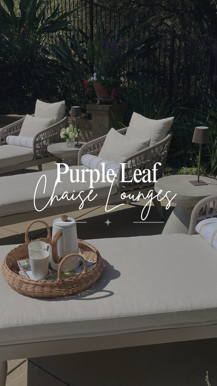 New chaise lounges for poolside relaxing from Purple Leaf. 

Use coupon code: NOCOLE00500 for an additional 5% off the chaise lounges. 🤗

#LTKHome