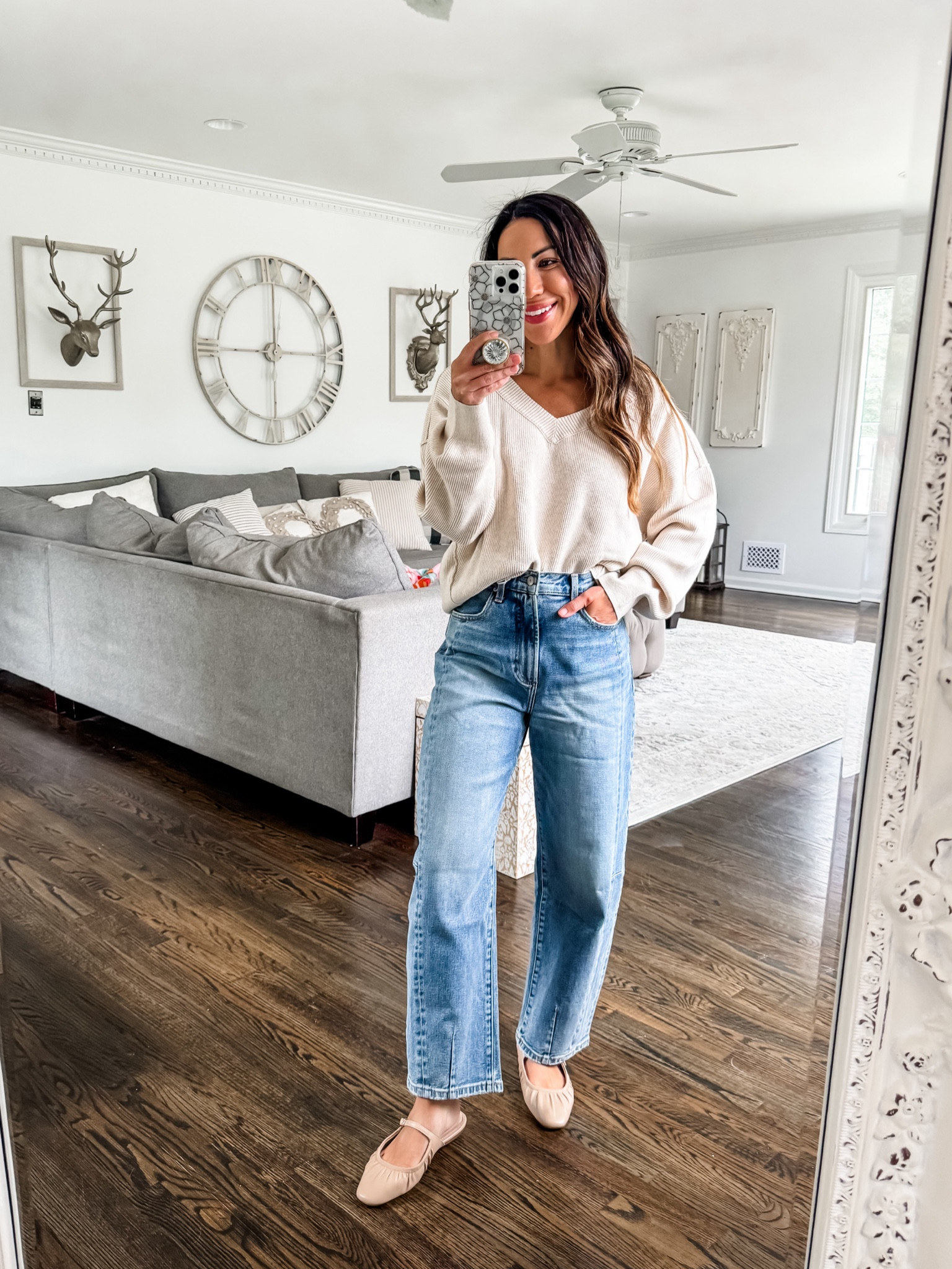 Jeans 26. Xs sweater. Nsale, Nordstrom anniversary sale 

#LTKSaleAlert #LTKxNSale