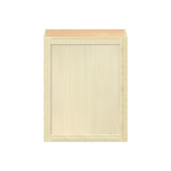 Project Source Omaha Unfinished 24-in W x 30-in H x 12.5-in D Unfinished Poplar Door Wall Ready T... | Lowe's