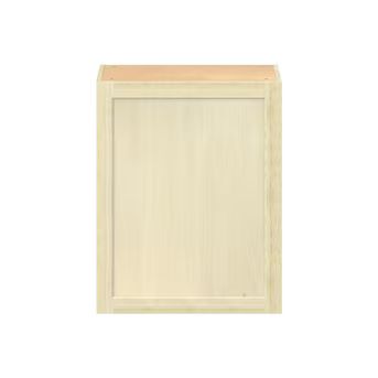 Project Source Omaha Unfinished 24-in W x 30-in H x 12.5-in D Unfinished Poplar Door Wall Ready T... | Lowe's