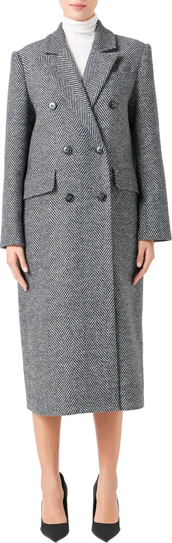 Herringbone Notch Lapel Blazer | Nordstrom