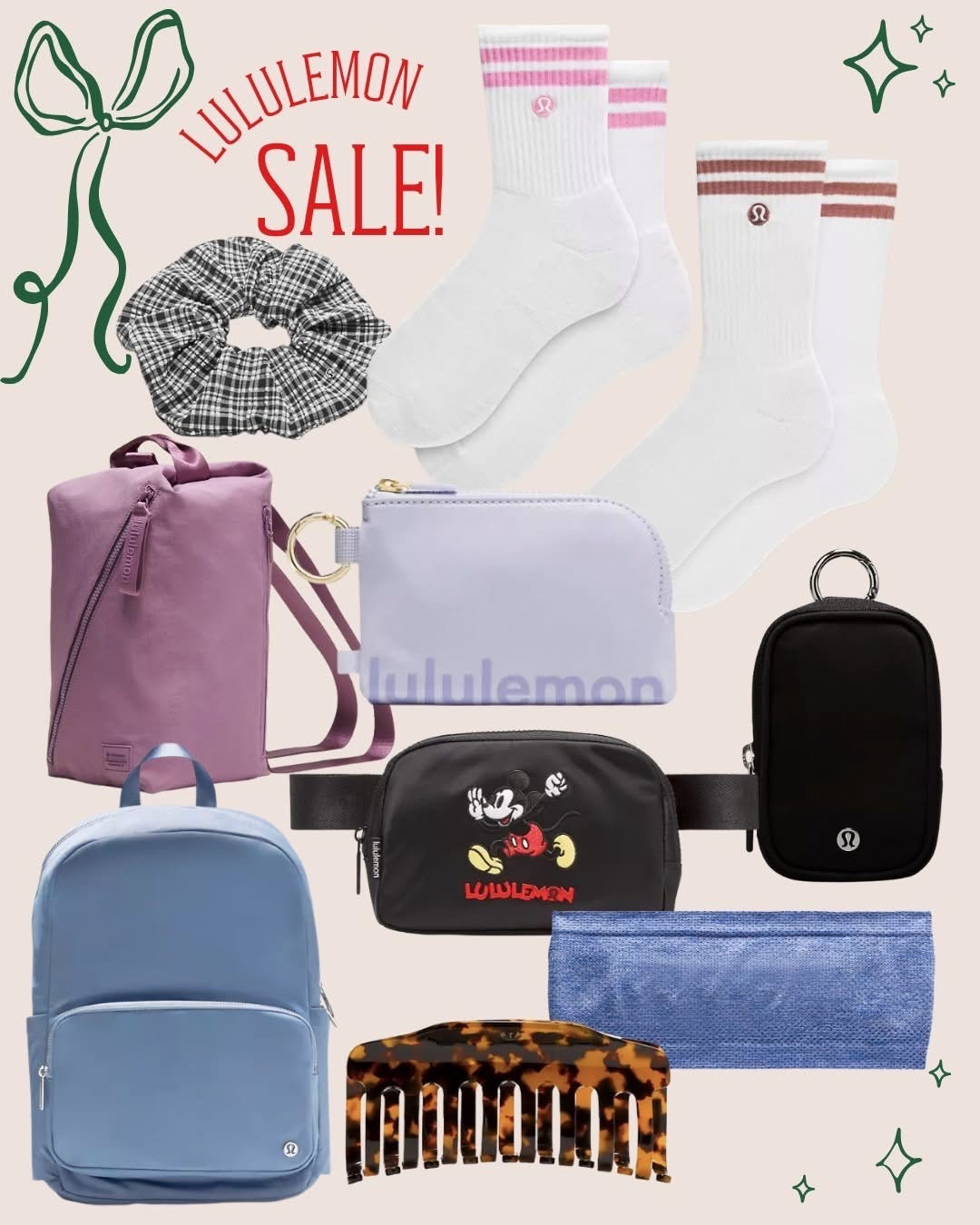 Lululemon SALE items- all super cute and giftable!! These socks are SO POPULAR, and our most sold item this season! For good reason! I got a few pairs for myself and can attest that they are GOOD. Nice thickness, comfy, warm, soft, and the stripes are super on trend and cute! L!nking everything below, some as low as $9!

#LTKGiftGuide #LTKHoliday #LTKSaleAlert