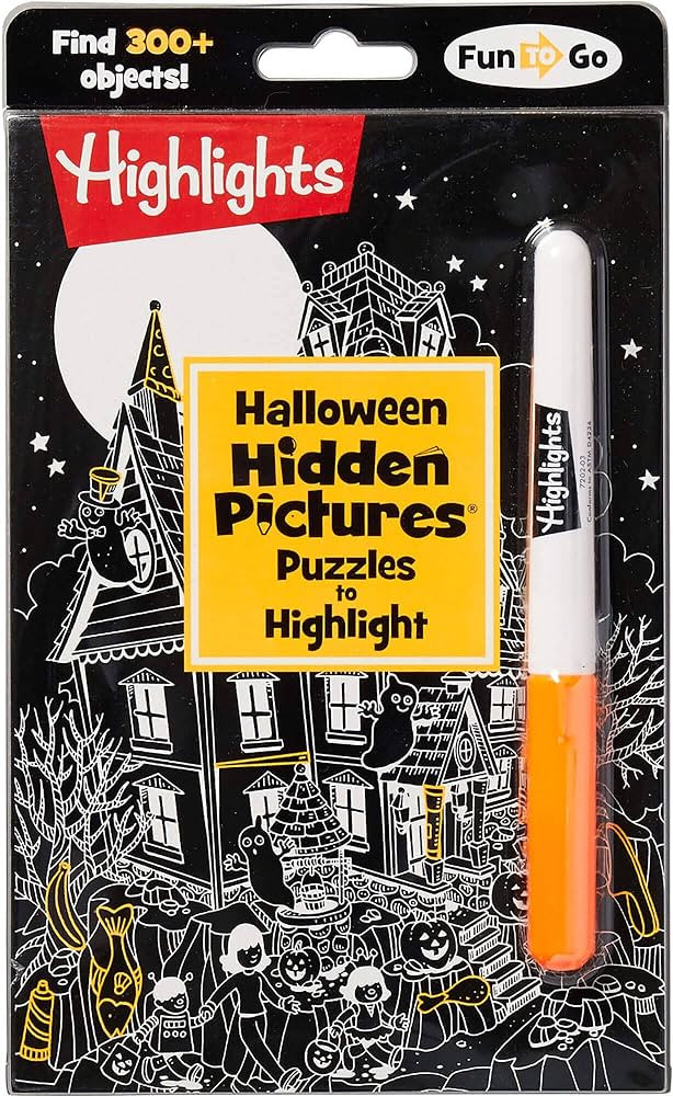 Halloween Hidden Pictures Puzzles to Highlight: Halloween Coloring & Activity Book with Over 300 ... | Amazon (US)
