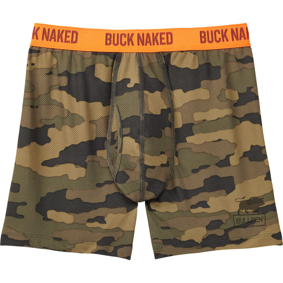 Men's Buck Naked Pattern Bullpen Boxer Briefs | Duluth Trading Company
