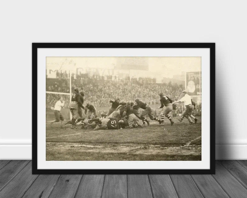 VINTAGE FOOTBALL Print - Vintage Football Decor, NFL Poster, Football Print, Football Poster, Foo... | Etsy (US)