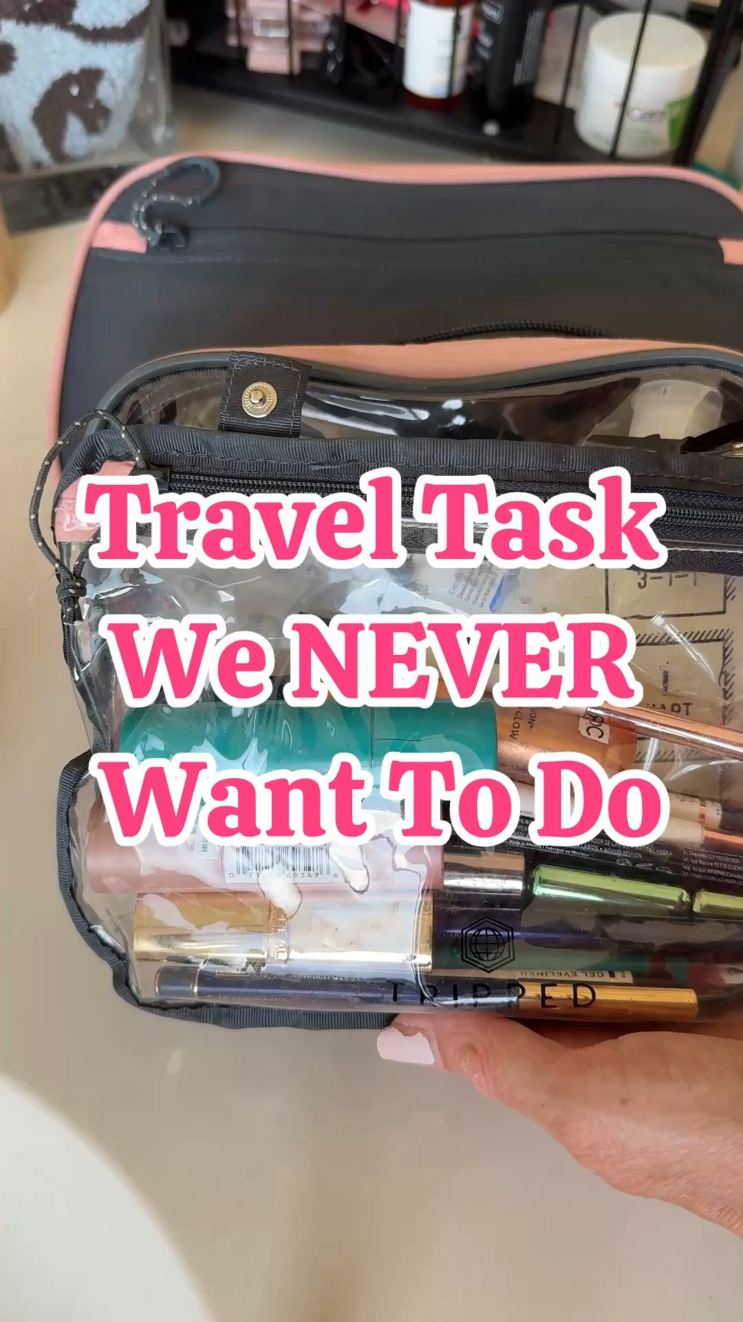 Repacking when you get back from the trip