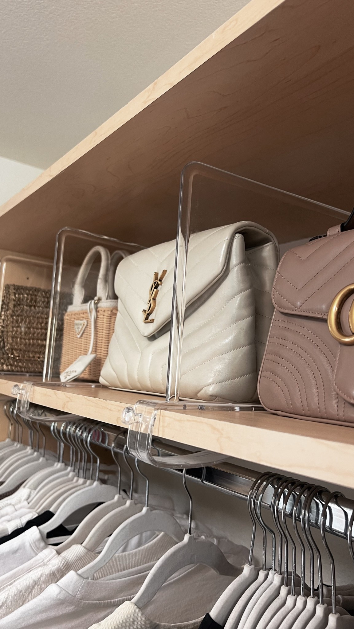 Closet dividers // Closet organization // Closet accessories // Clear closet dividers // Hangers

#LTKHome #LTKFindsUnder50