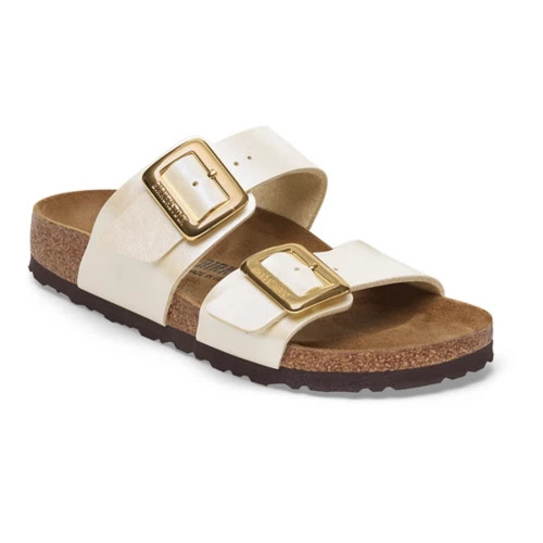 Women's BIRKENSTOCK Sydney Luxe Buckle Slide Sandals | Scheels