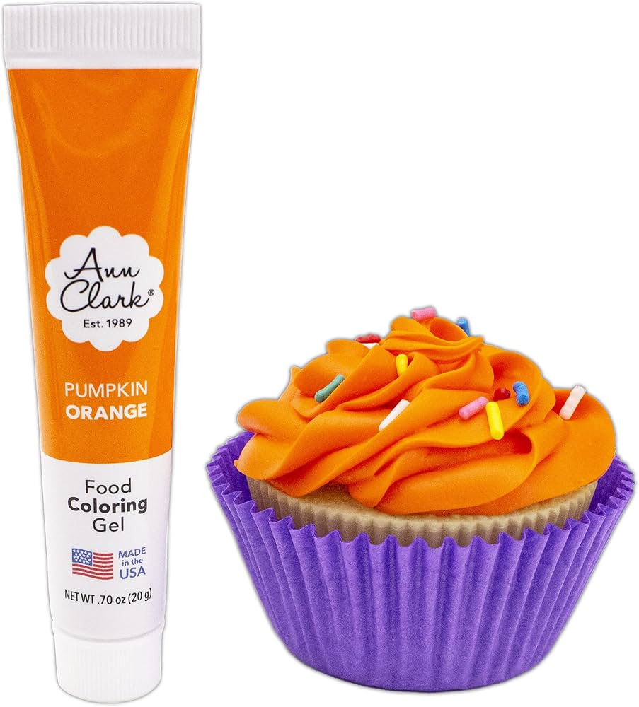 Ann Clark Pumpkin Orange Food Coloring Gel .70 oz. Professional Grade Made in USA | Amazon (US)