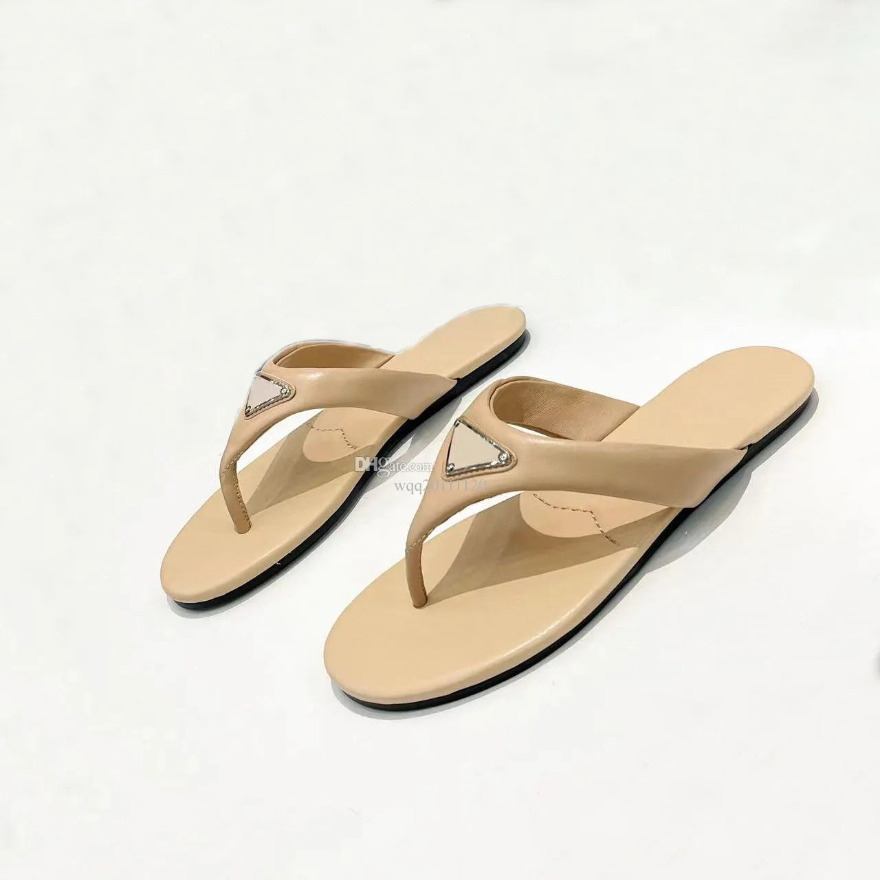 DHgate > Shoes & Accessories > Slippers > women sandals ladies genuine leather slippers sho... | DHGate