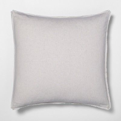 Linen Blend Euro Pillow Sham - Hearth & Hand™ with Magnolia | Target