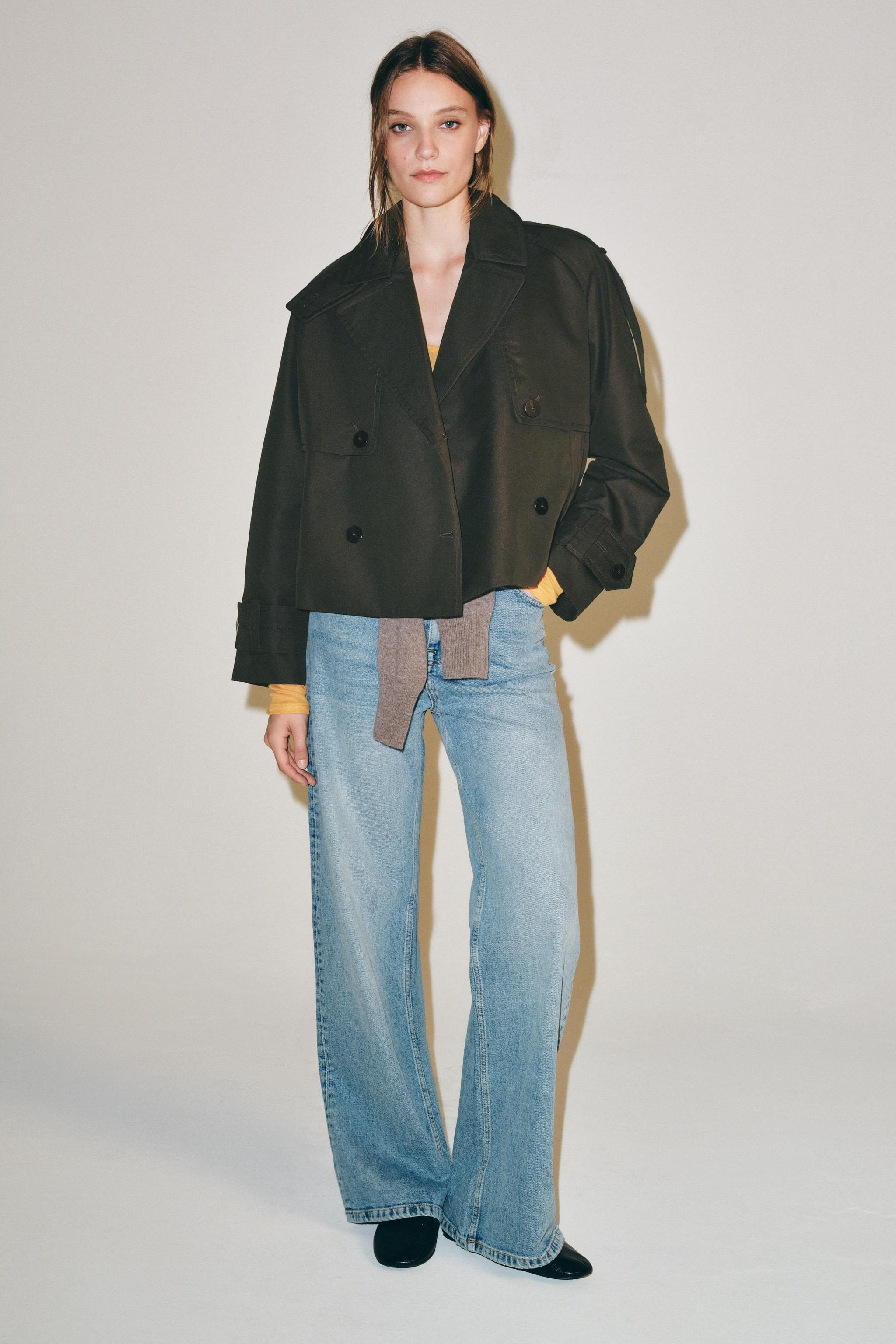 ZW COLLECTION SHORT TRENCH COAT | Zara UK