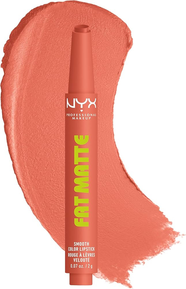 NYX Professional Makeup, Fat Matte Smooth Color Lipstick, soft-mattes Finish mit cremiger Textur,... | Amazon (DE)