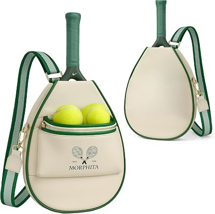 Women’s Padel & Pickleball Bag – Luxury Racket Purse with Paddle Pocket, Adjustable Strap, & ... | Amazon (US)
